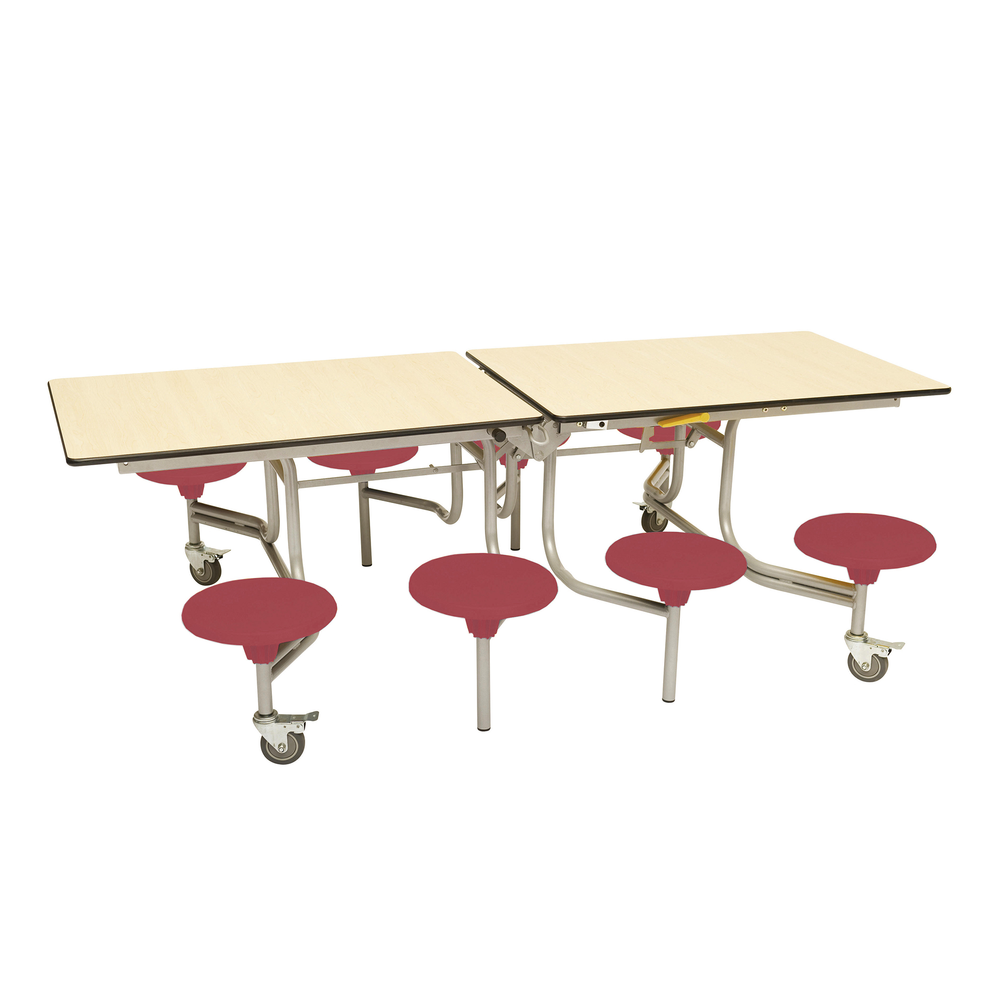Prim Rect 8 Seat Table MpleTop Wine Seat